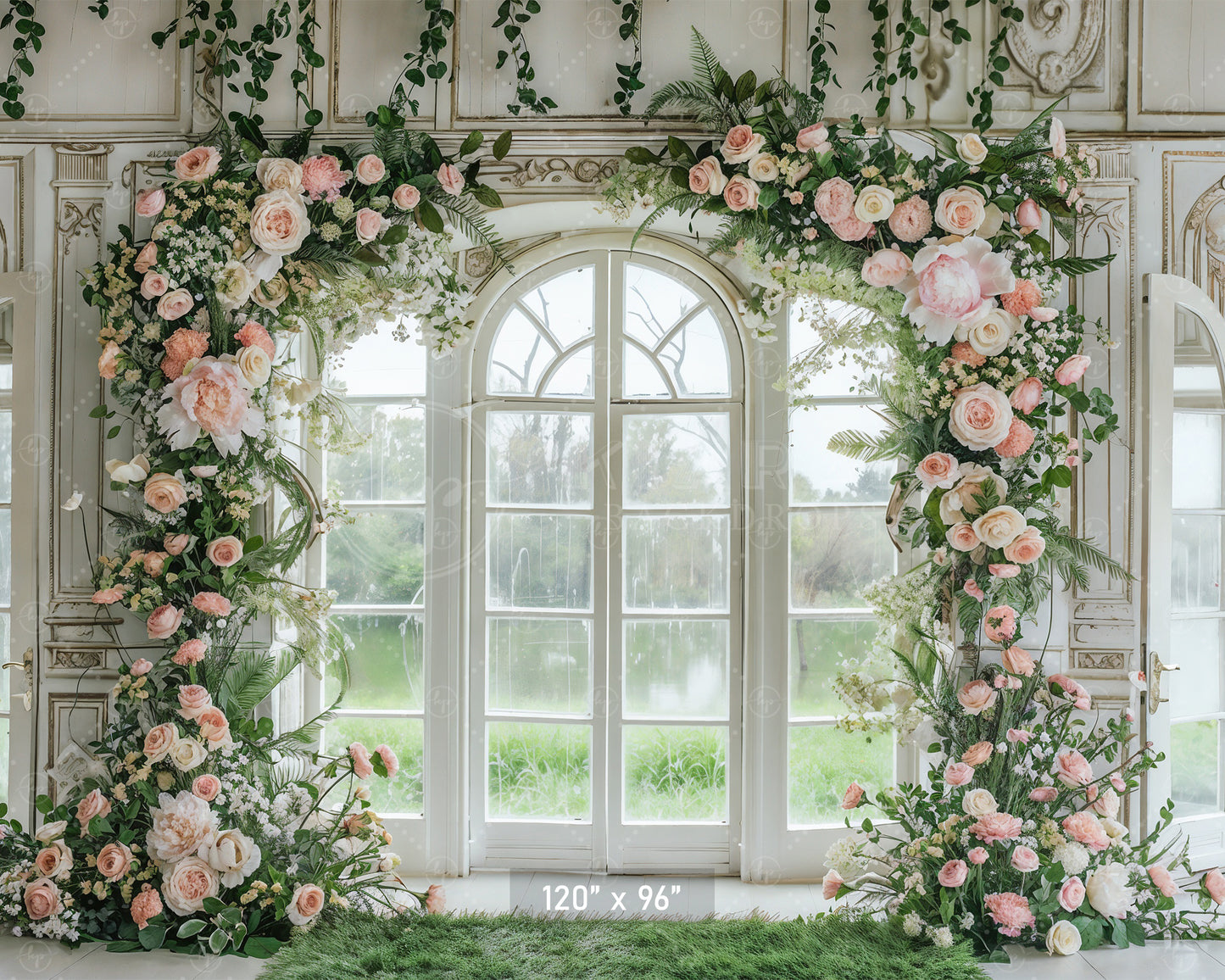 Enchanted Garden Archway Backdrop