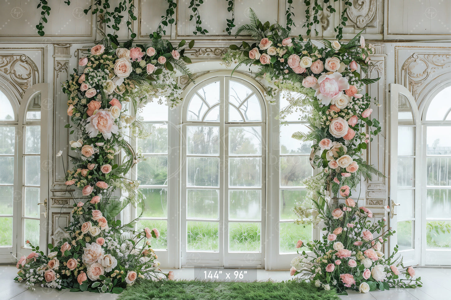 Enchanted Garden Archway Backdrop