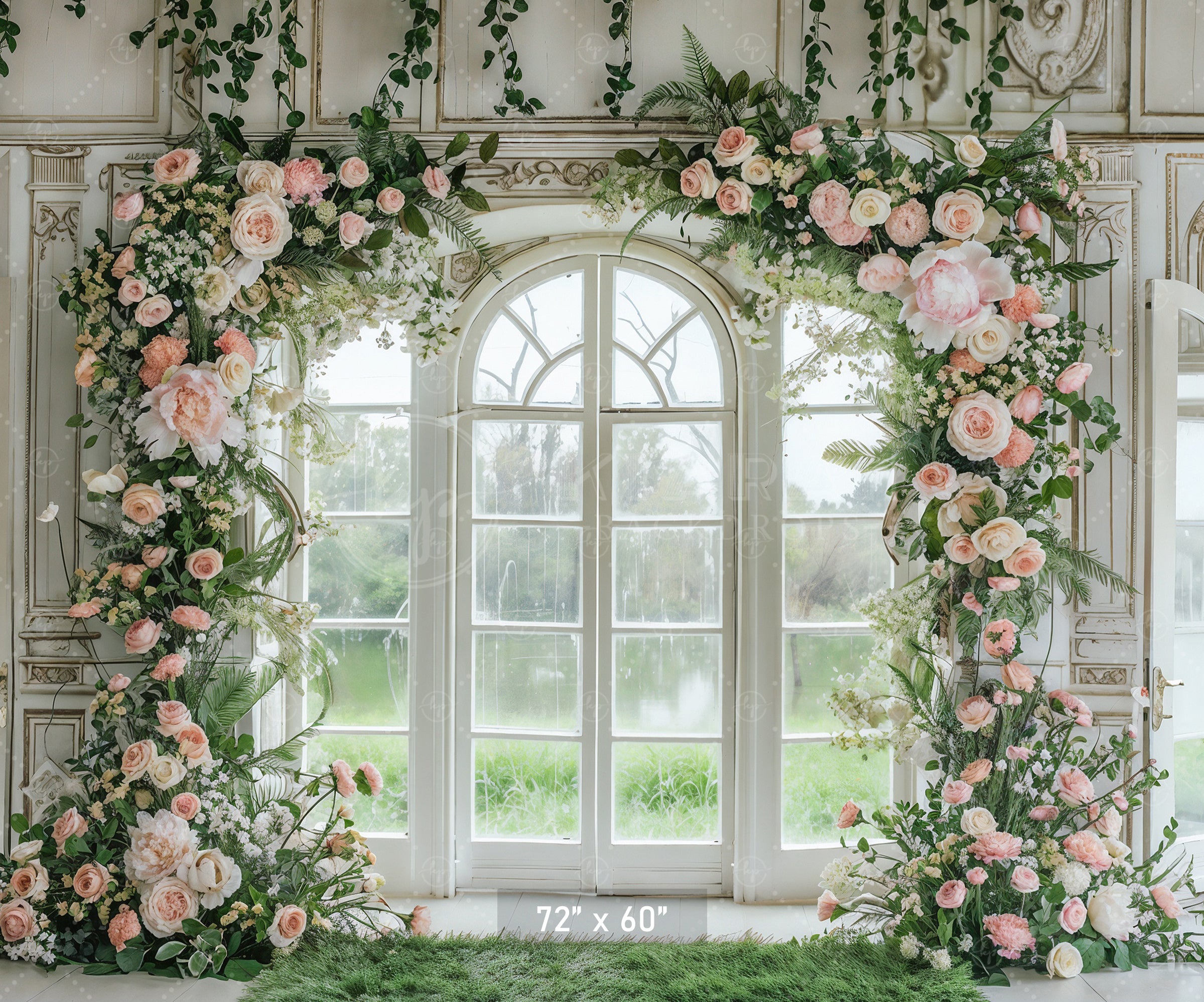 Enchanted Garden Archway Backdrop