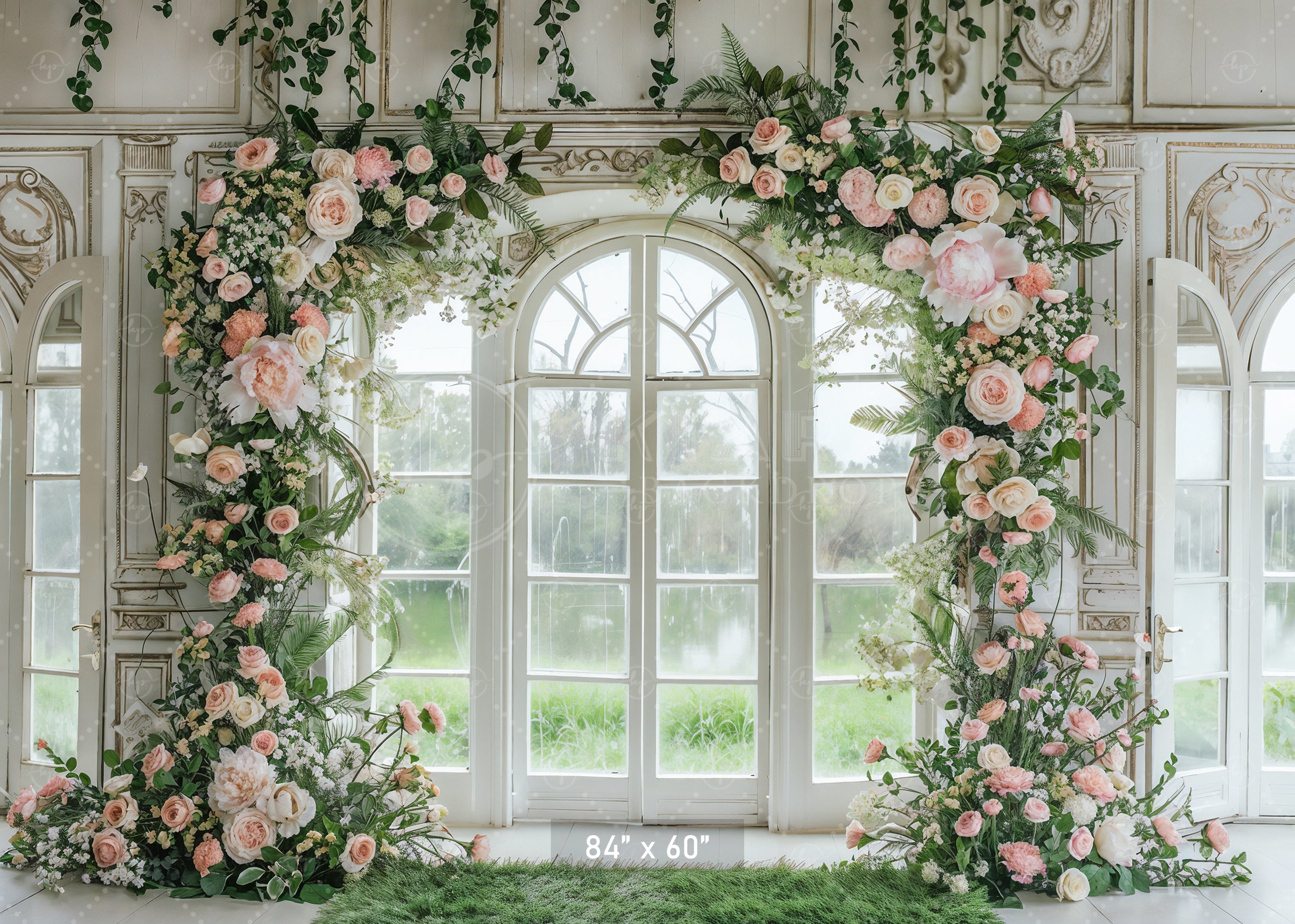 Enchanted Garden Archway Backdrop