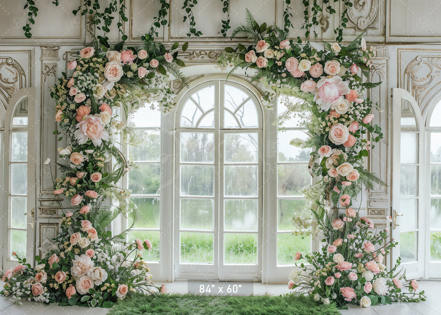 Enchanted Garden Archway Backdrop