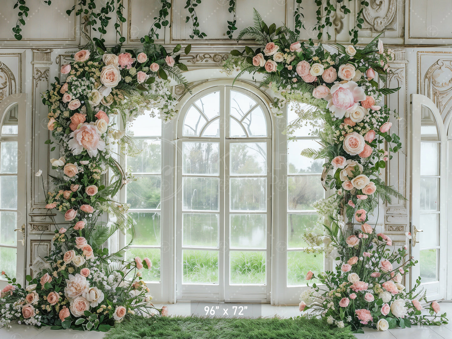 Enchanted Garden Archway Backdrop