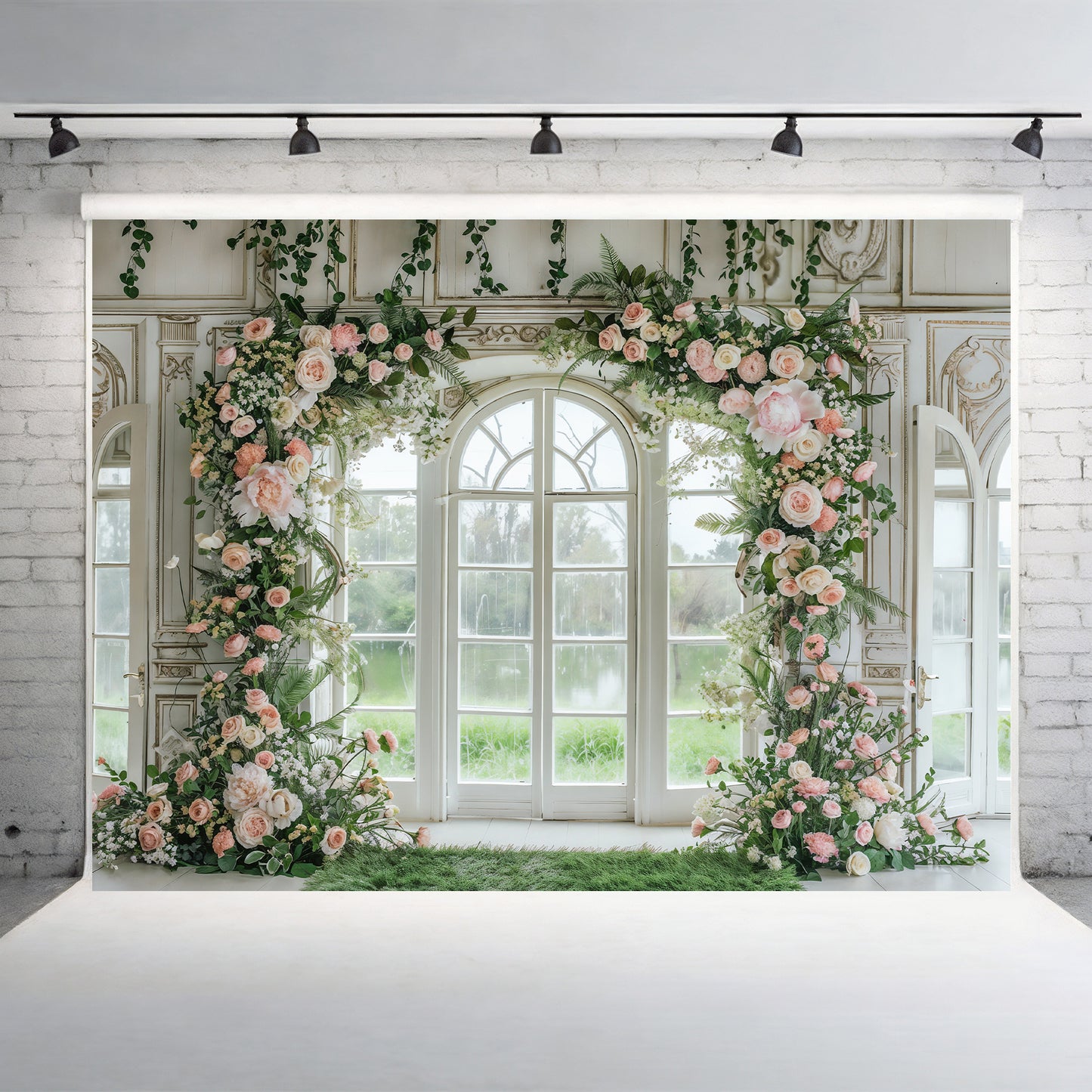 Enchanted Garden Archway Backdrop