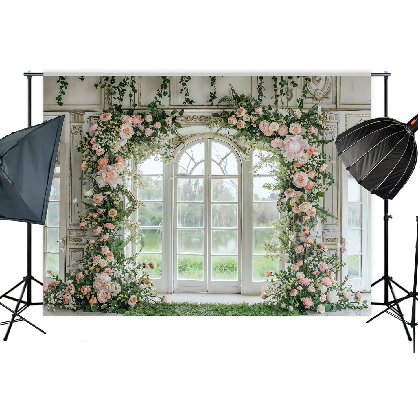 Enchanted Garden Archway Backdrop