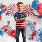 Patriotic Party Celebration Backdrop