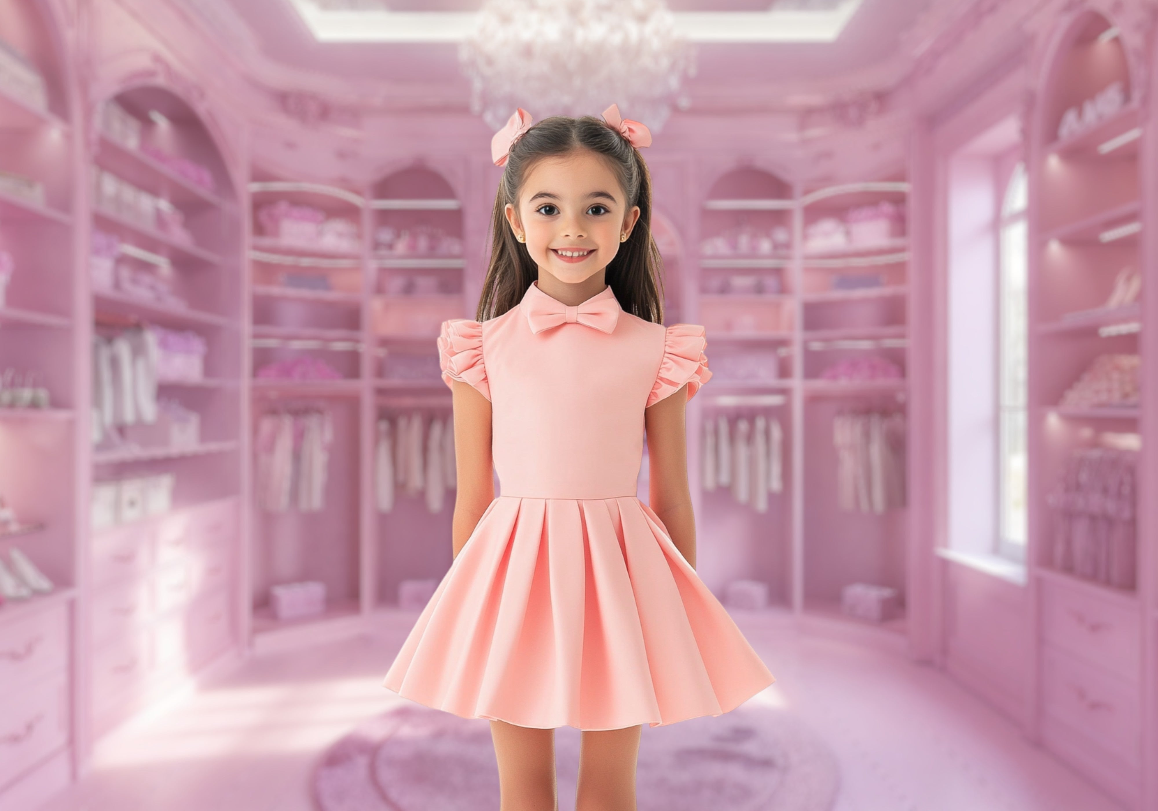 Pink Dream Closet Backdrop