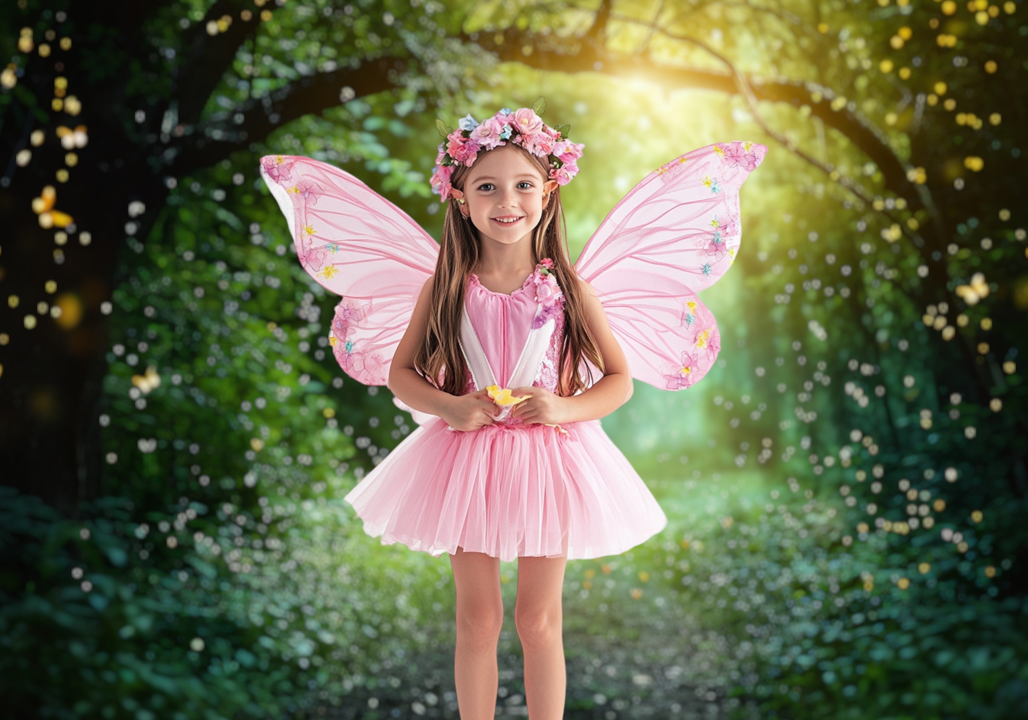 Magical Forest Pathway Backdrop