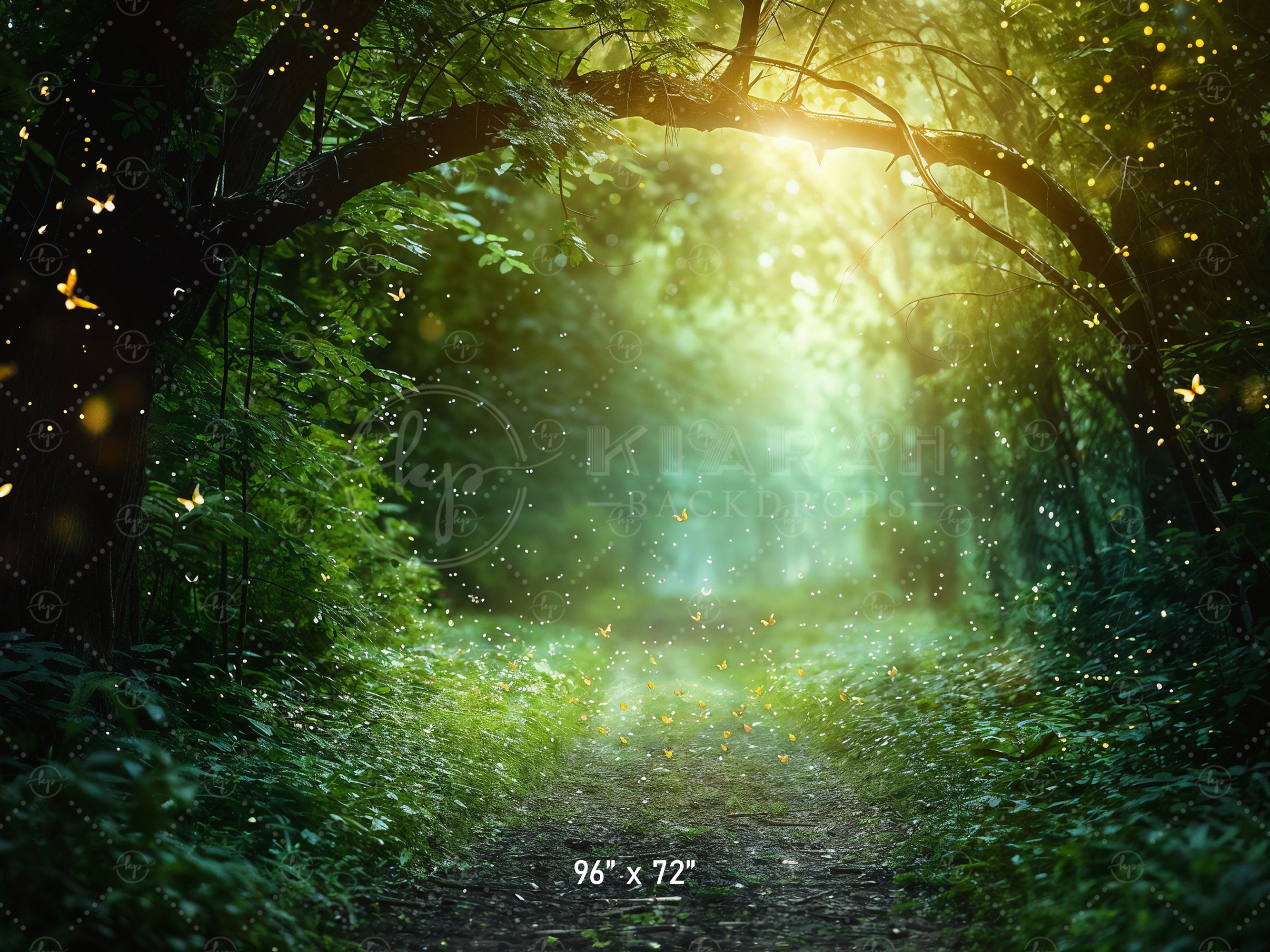 Magical Forest Pathway Backdrop