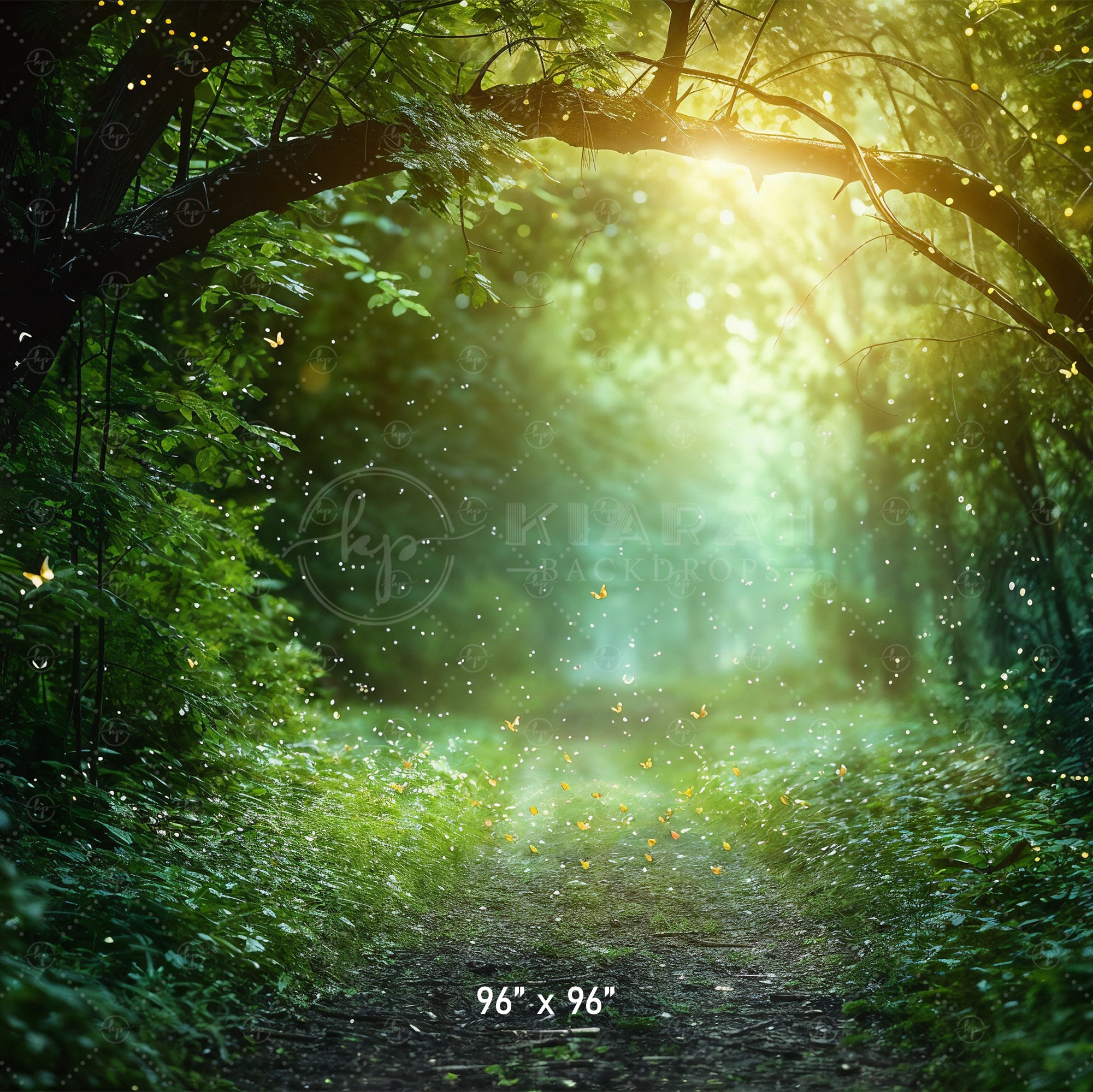 Magical Forest Pathway Backdrop