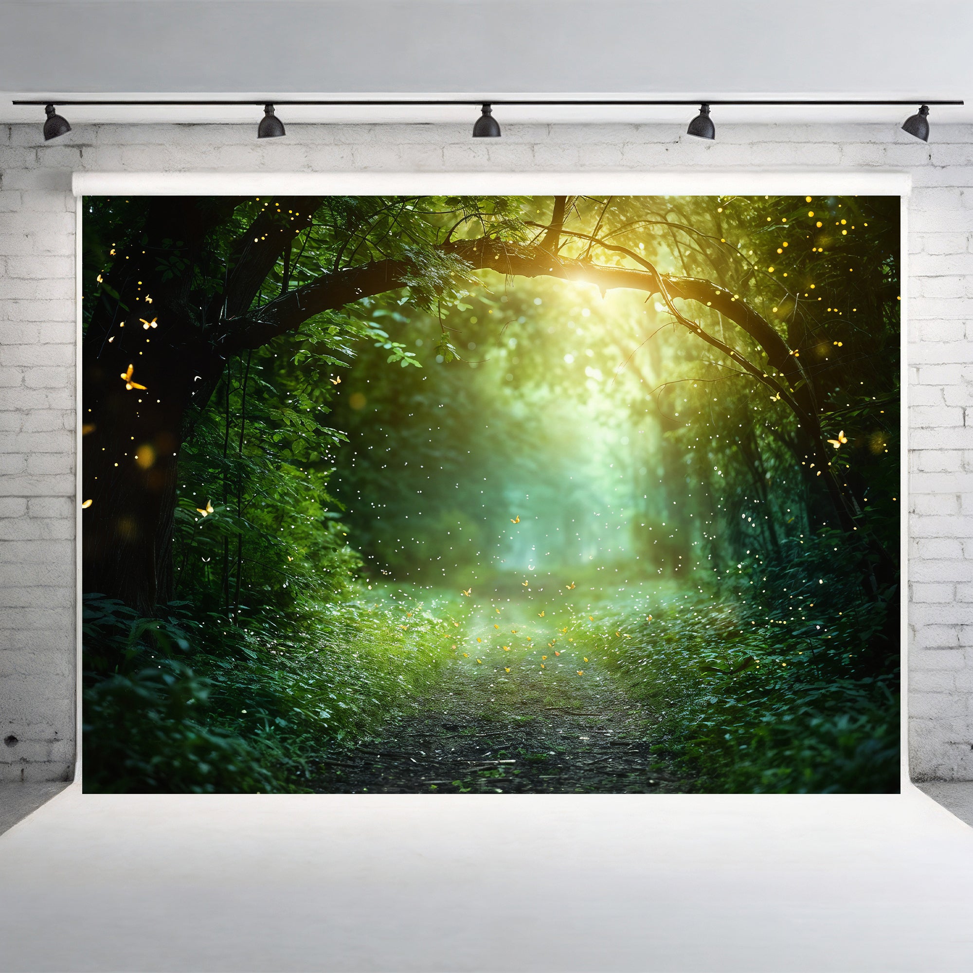 Magical Forest Pathway Backdrop