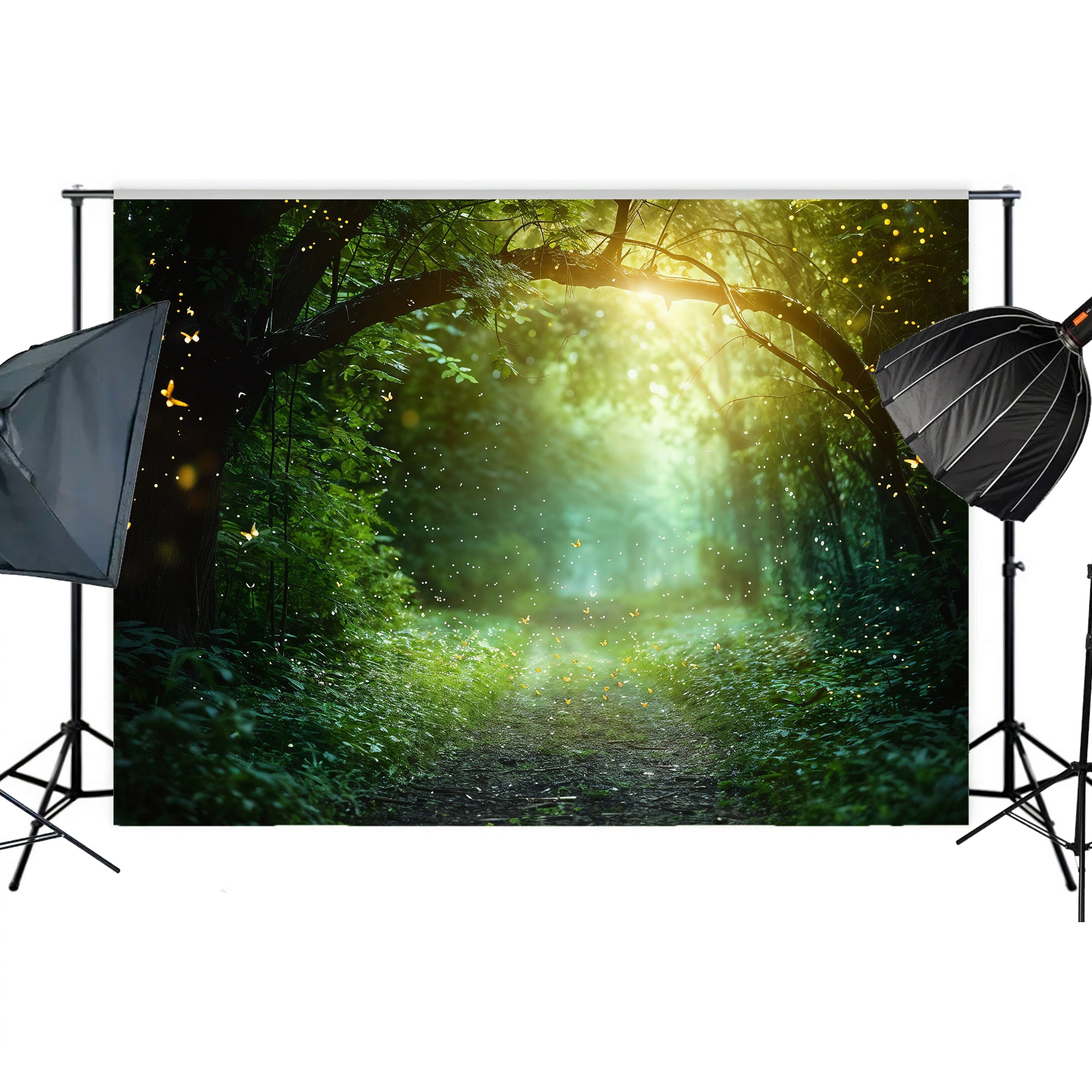 Magical Forest Pathway Backdrop