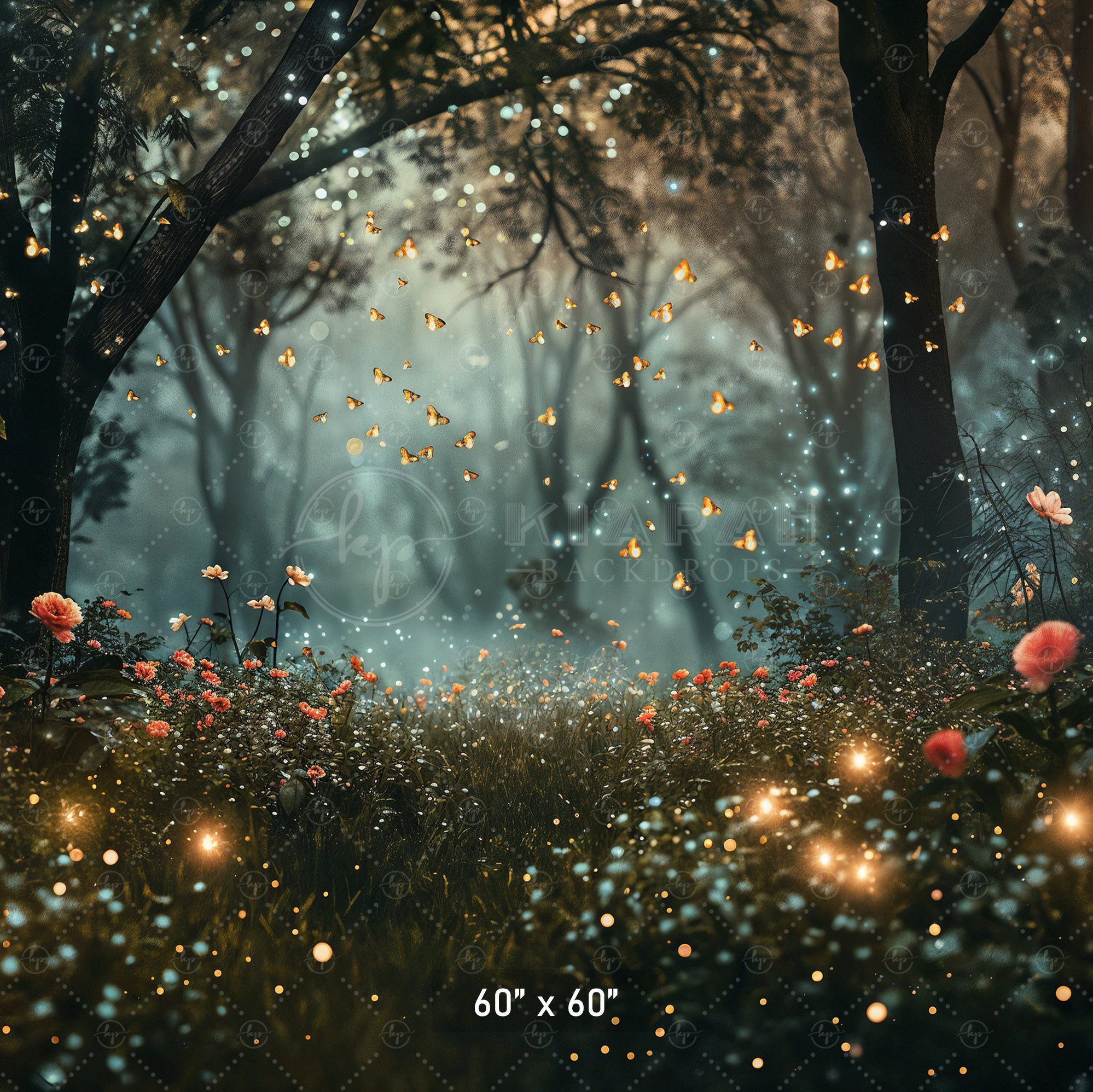 Enchanted Twilight Forest Backdrop