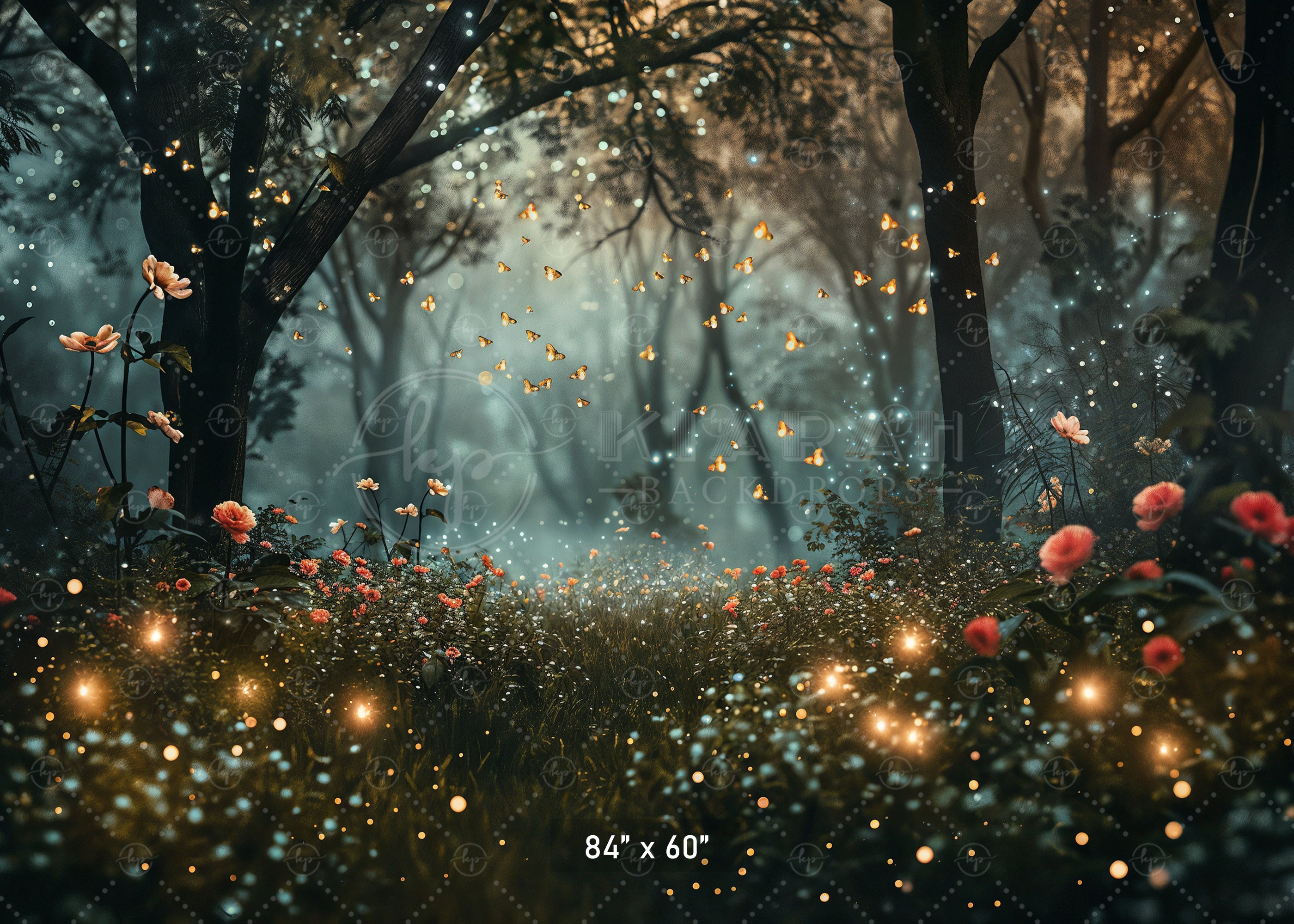 Enchanted Twilight Forest Backdrop