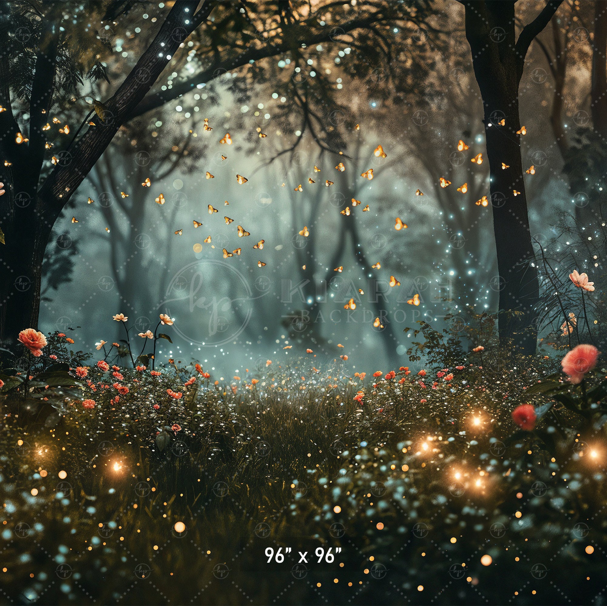 Enchanted Twilight Forest Backdrop