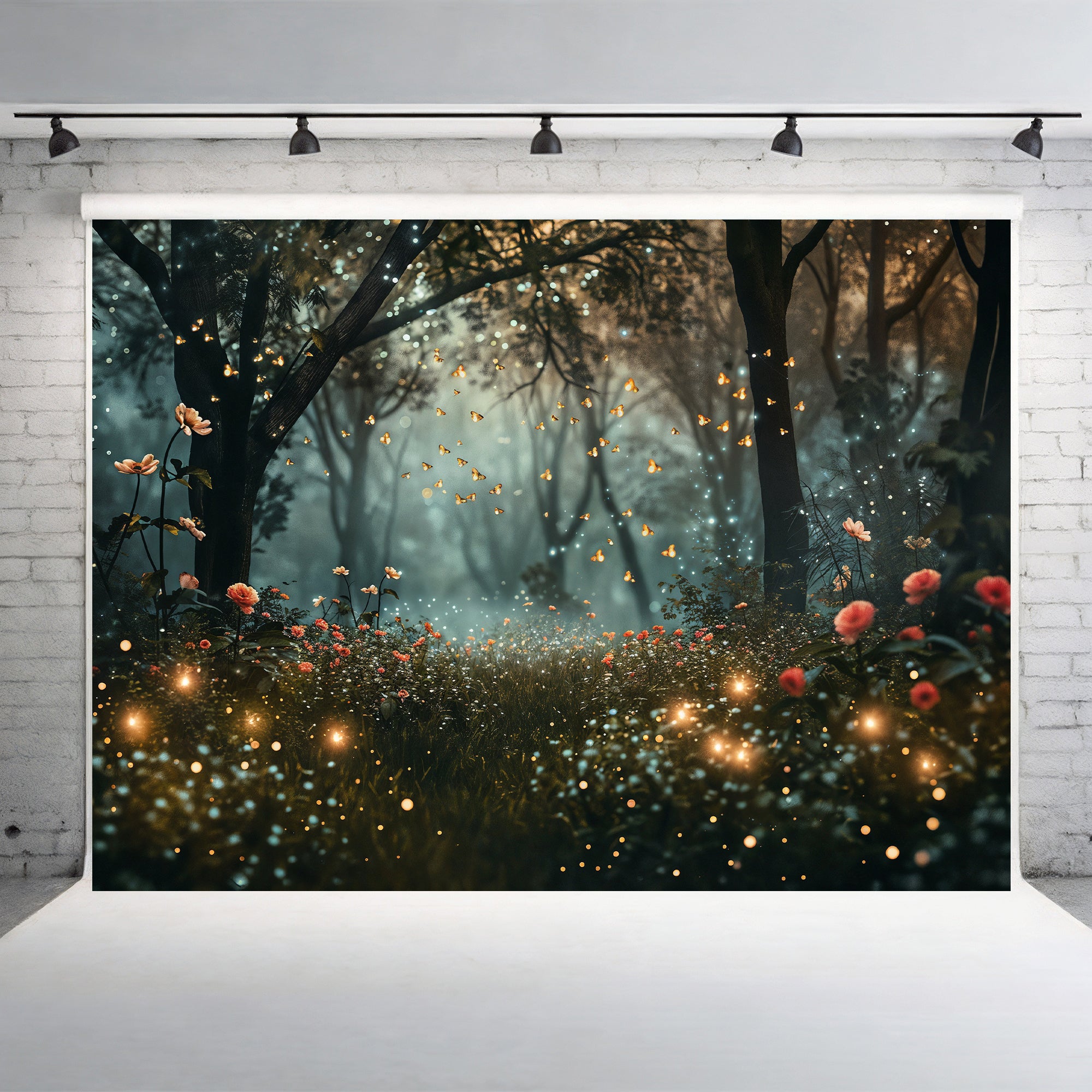 Enchanted Twilight Forest Backdrop