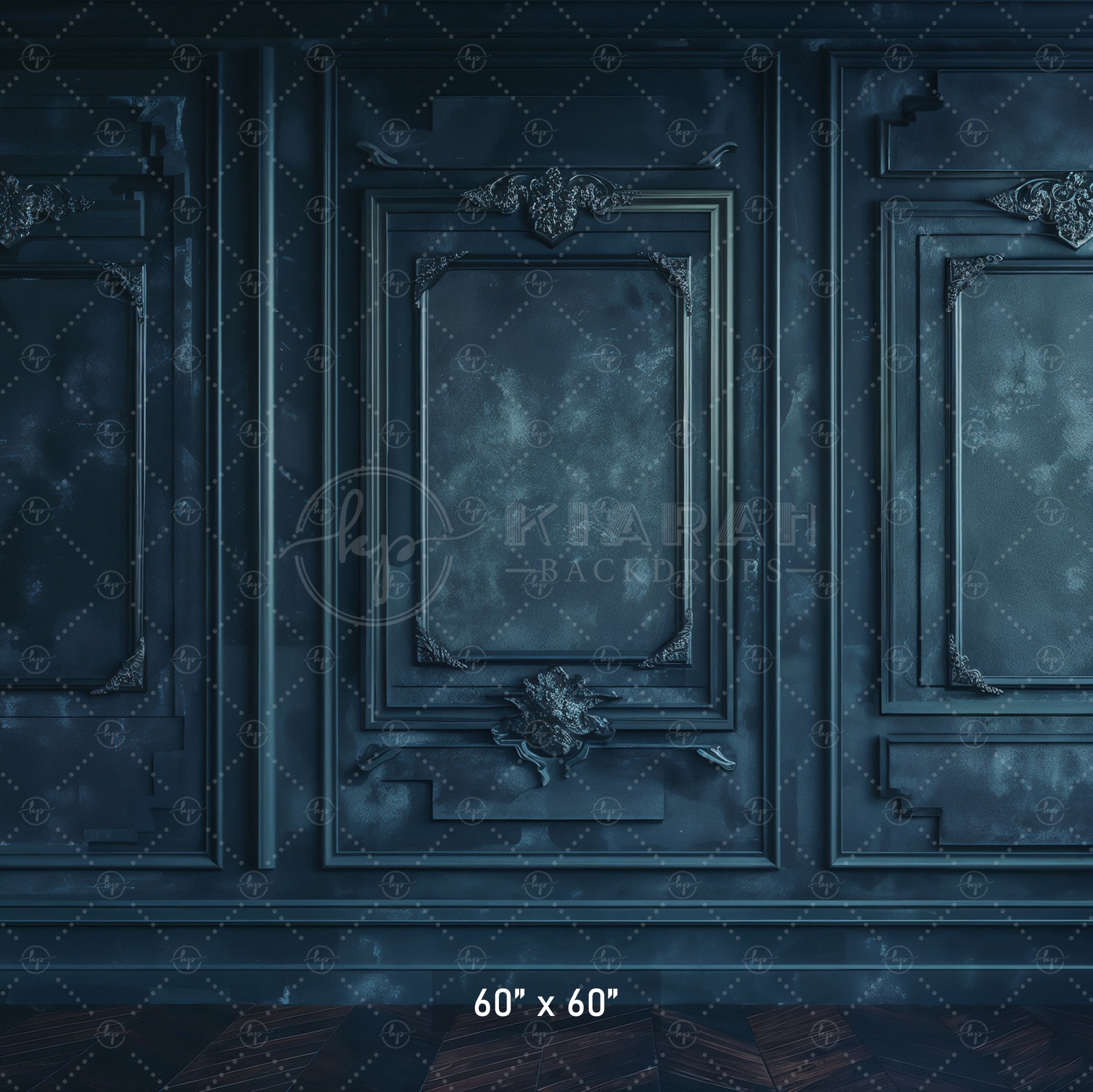 Midnight Regal Paneling Backdrop