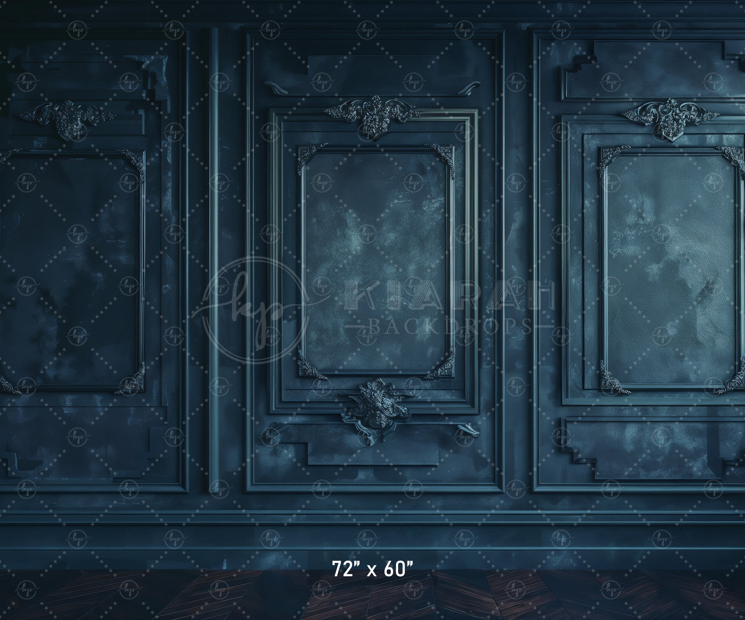 Midnight Regal Paneling Backdrop