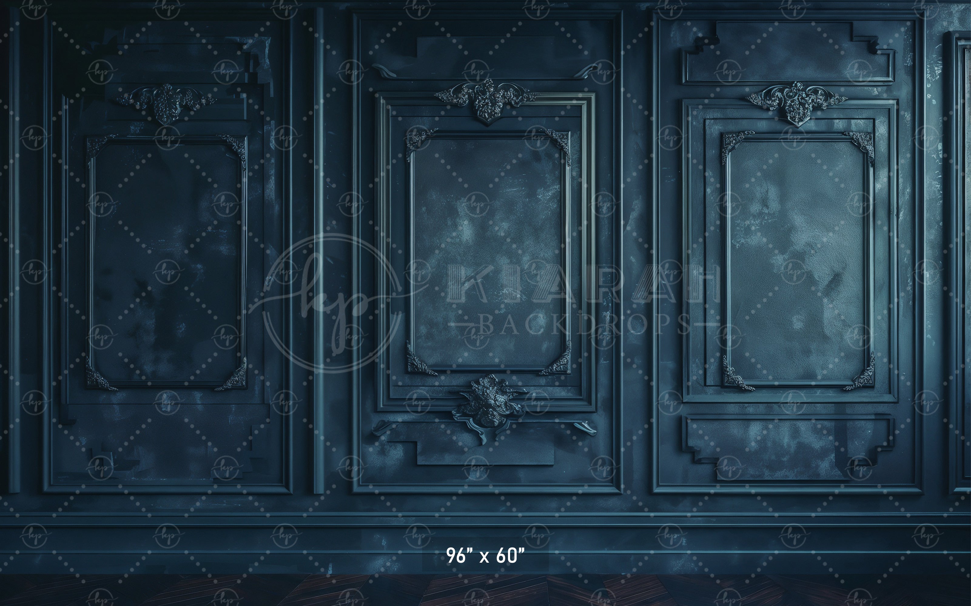 Midnight Regal Paneling Backdrop