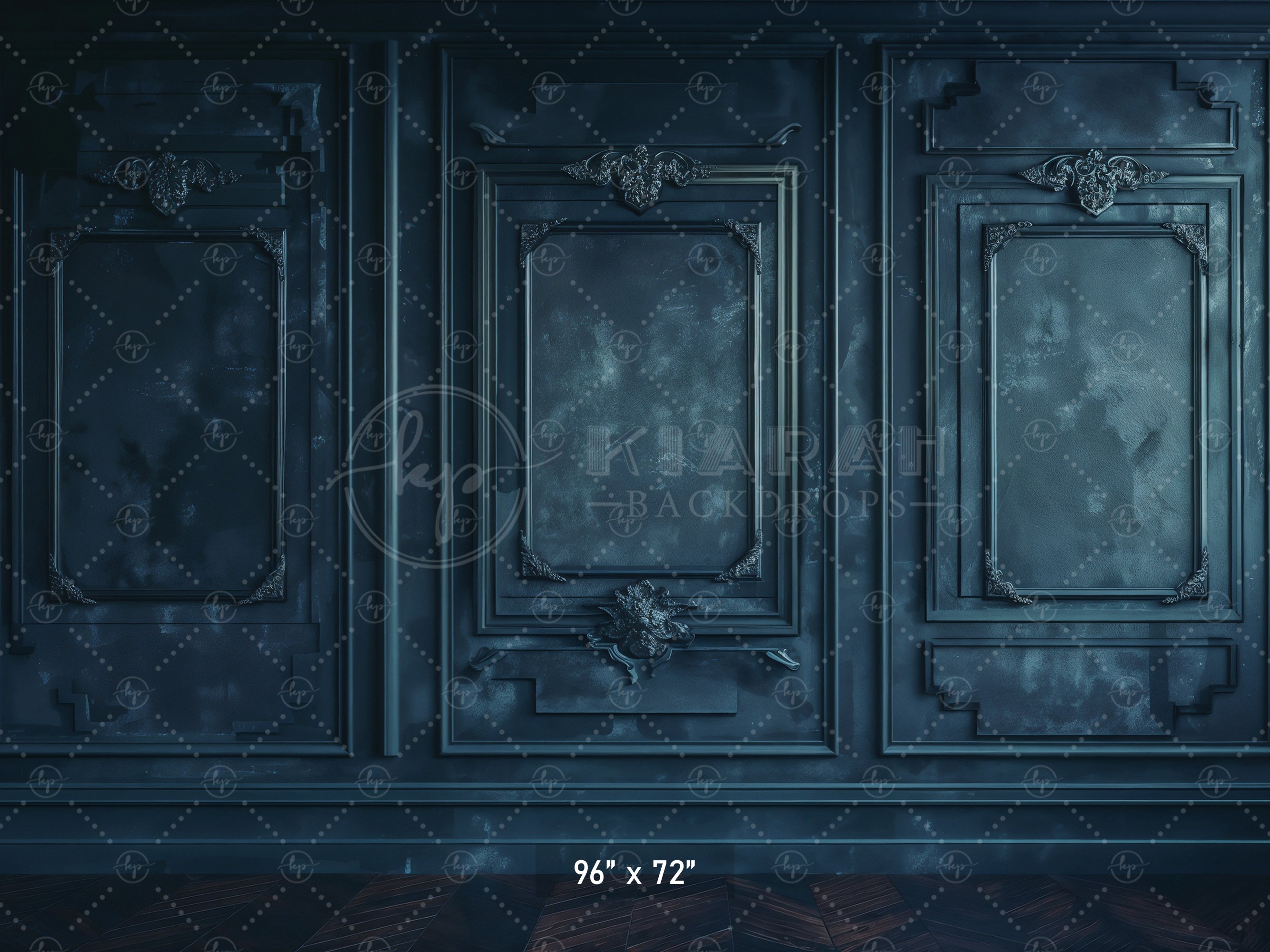 Midnight Regal Paneling Backdrop