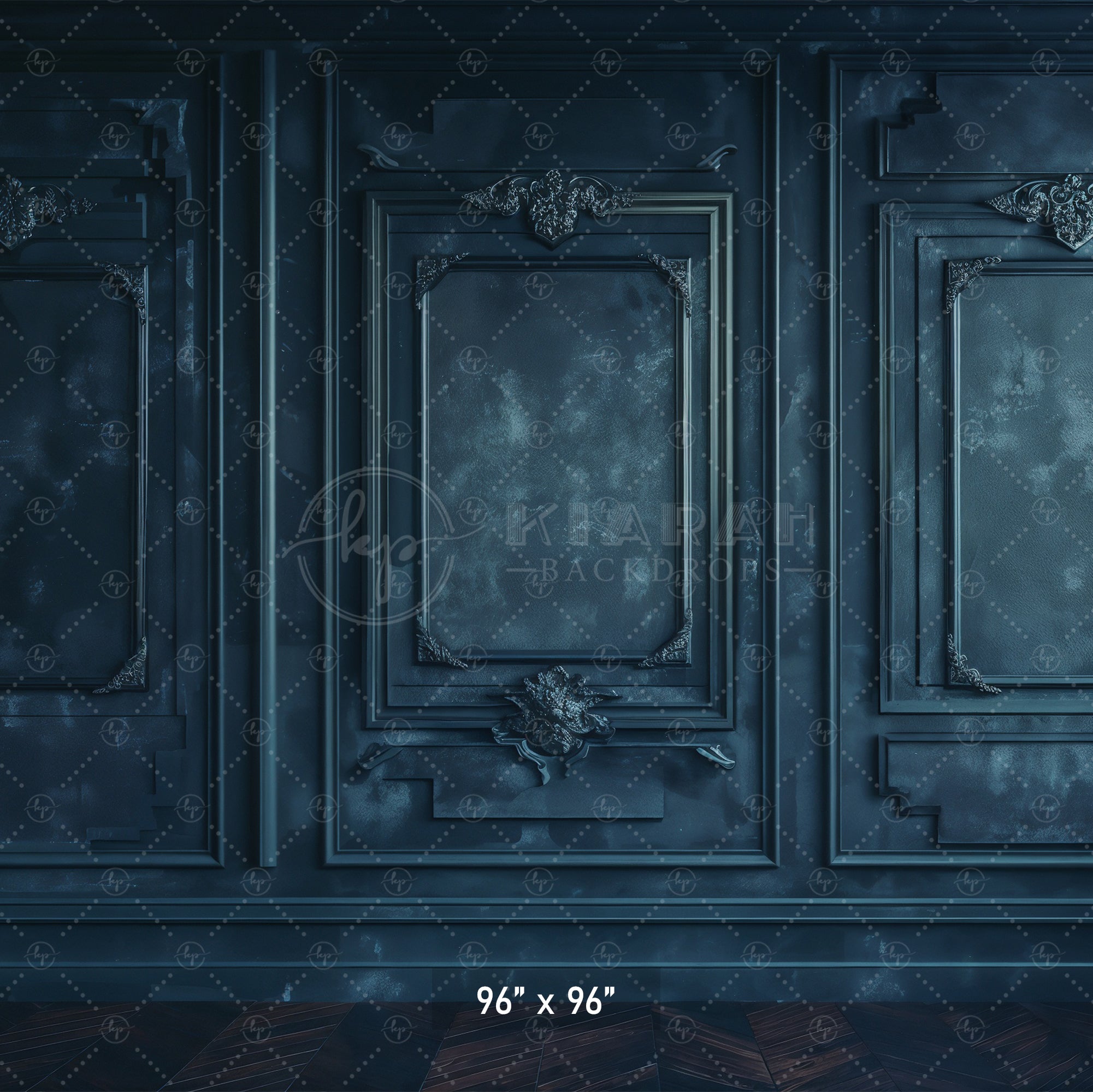 Midnight Regal Paneling Backdrop