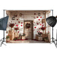 Rustic Valentine's Day Romance Backdrop