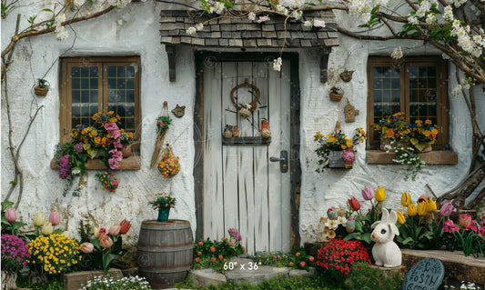 Cottage Garden Bliss Backdrop