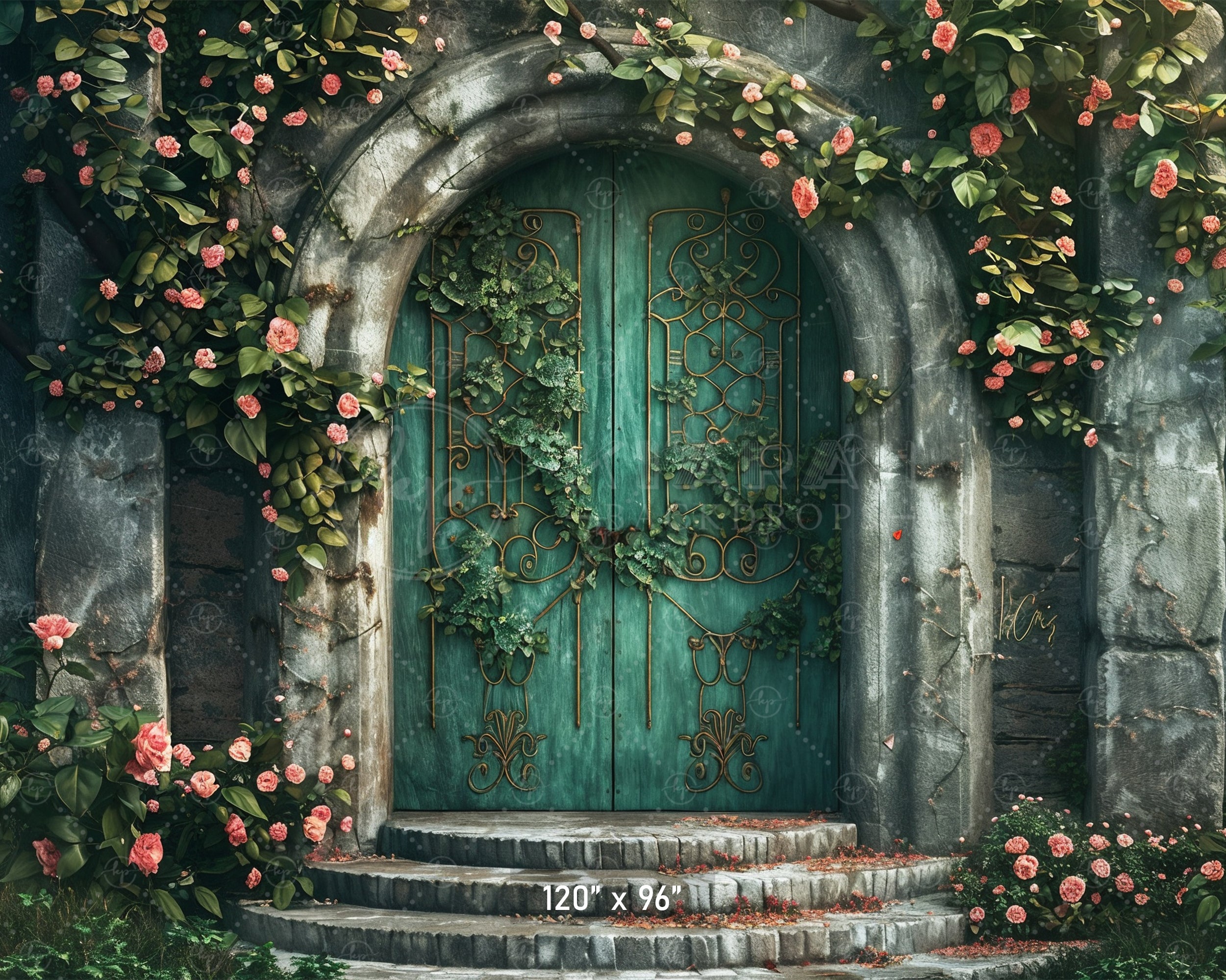 Romantic Rose Gate Backdrop