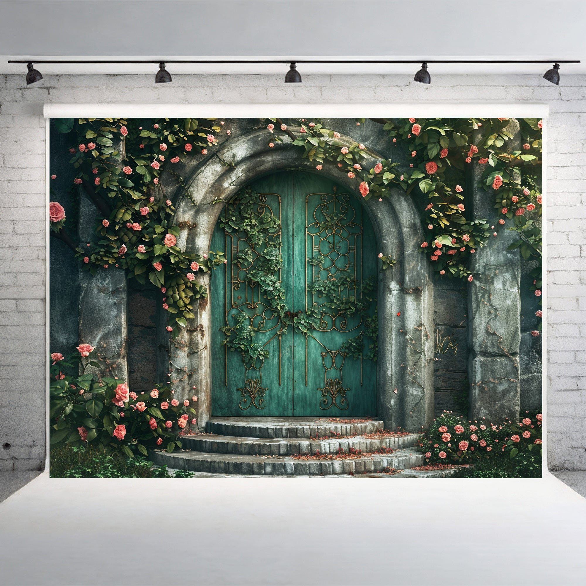 Romantic Rose Gate Backdrop