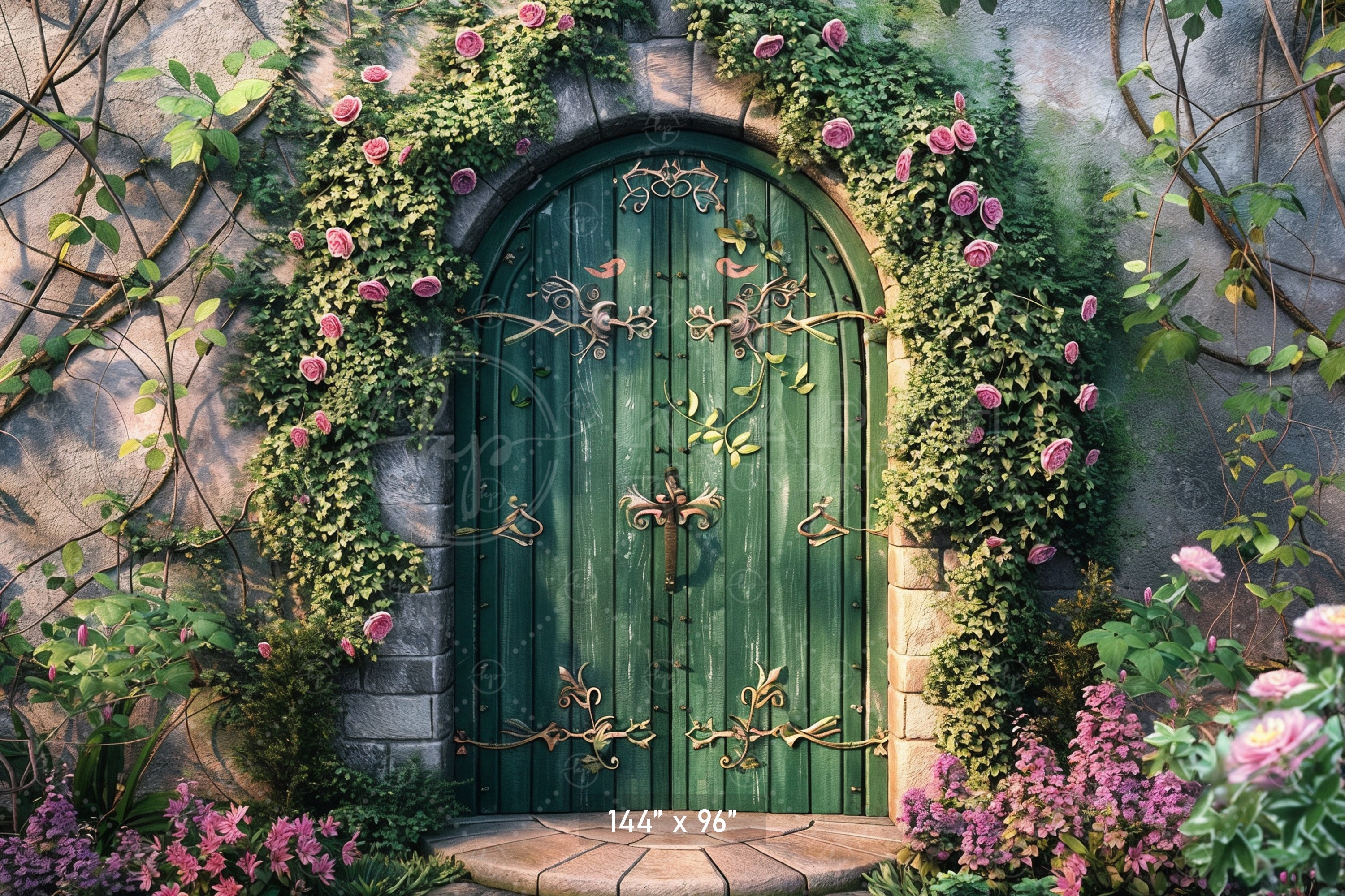 Mystical Garden Archway Backdrop