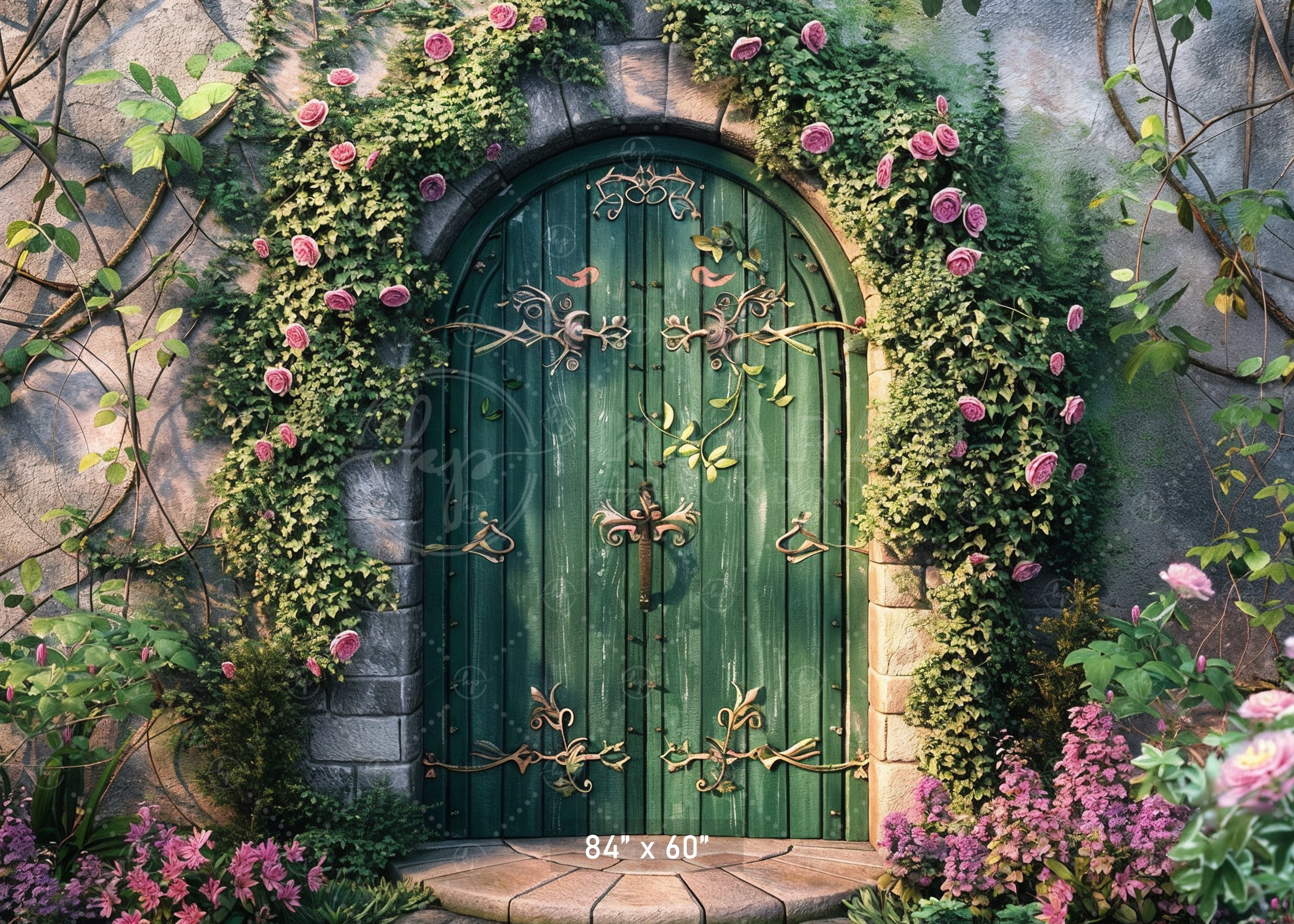 Mystical Garden Archway Backdrop