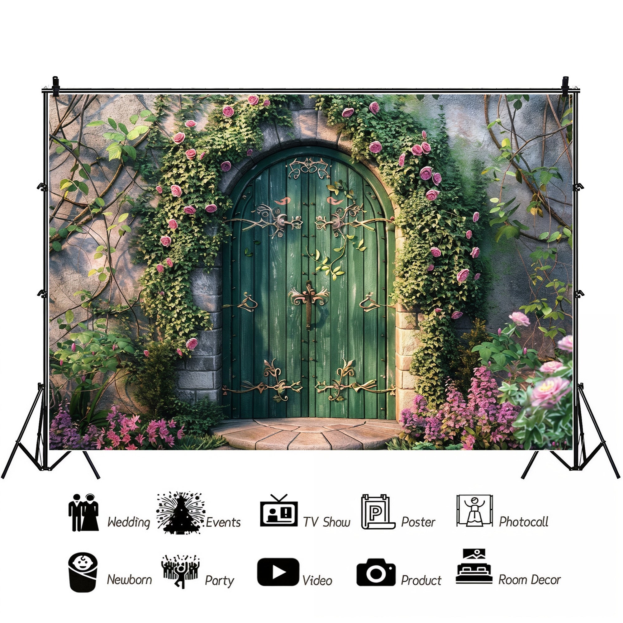 Mystical Garden Archway Backdrop