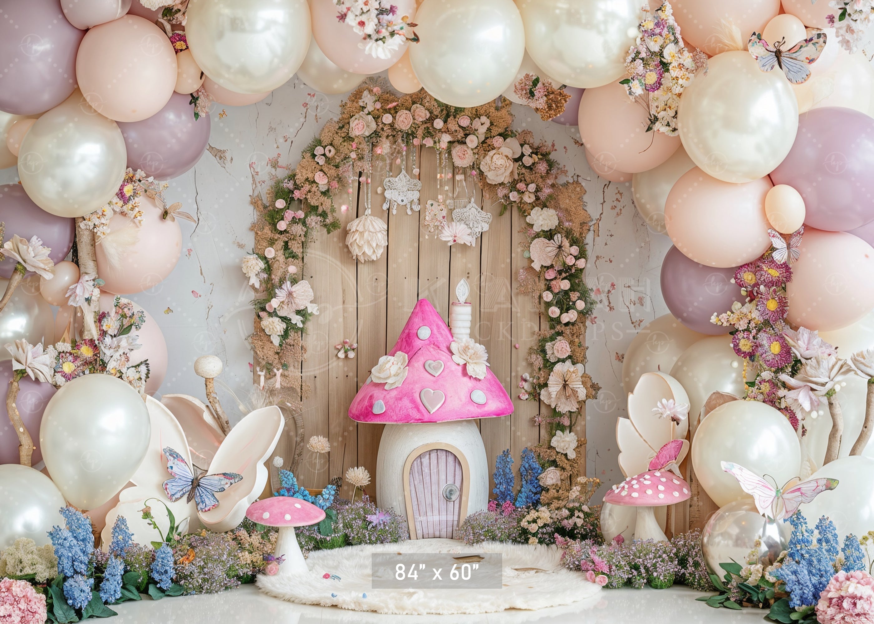 Whimsical Fairyland Doorway Backdrop
