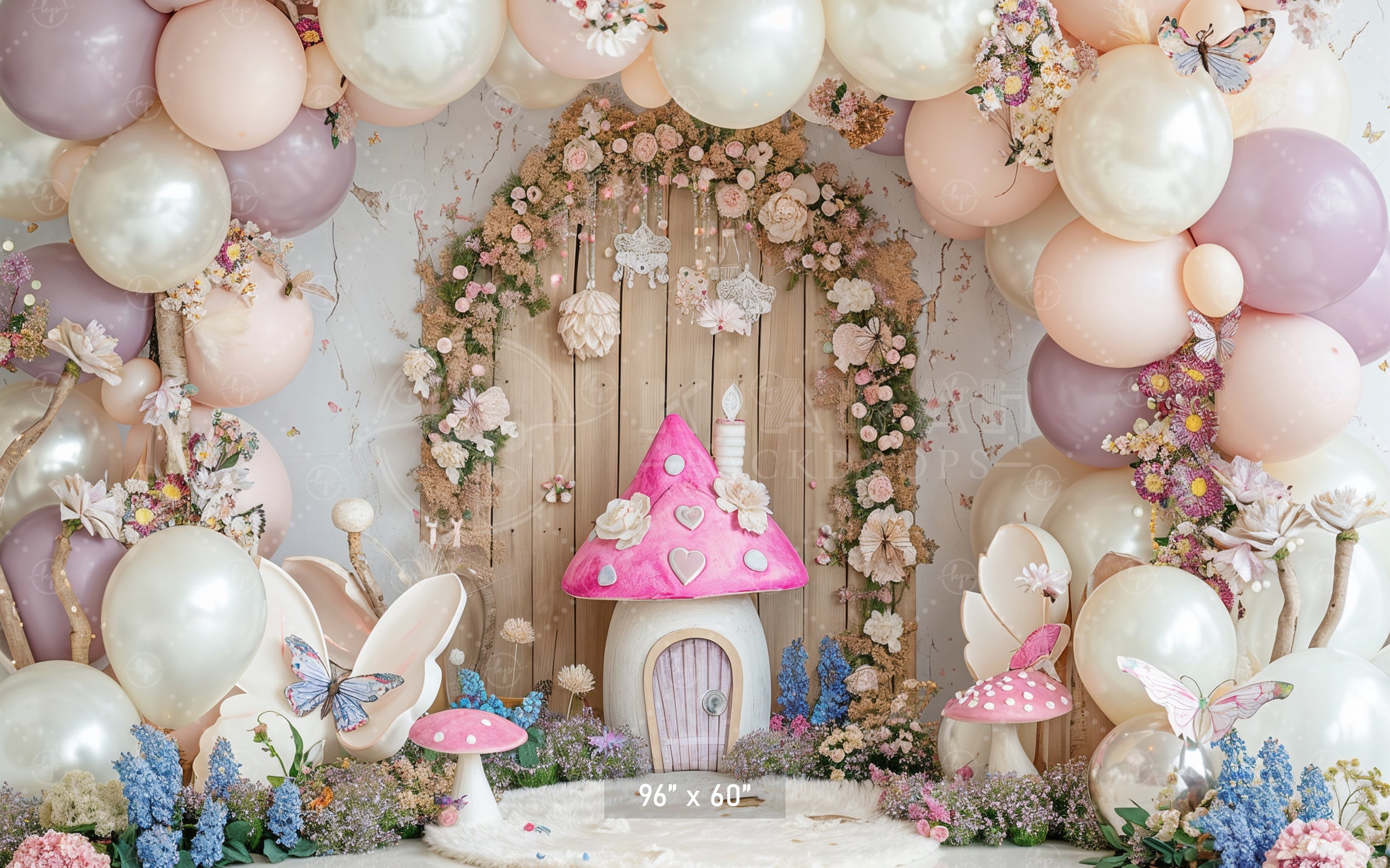 Whimsical Fairyland Doorway Backdrop