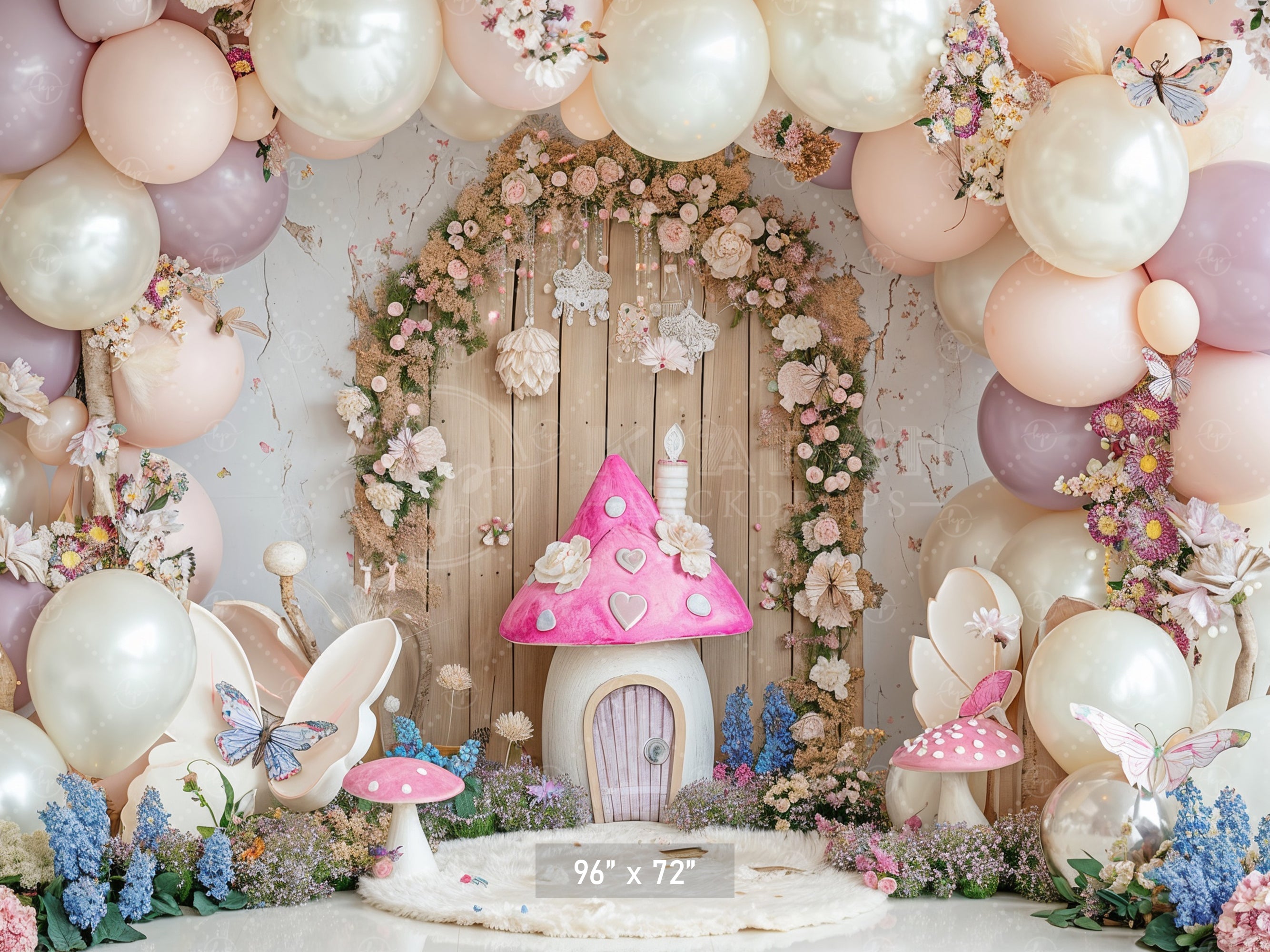 Whimsical Fairyland Doorway Backdrop
