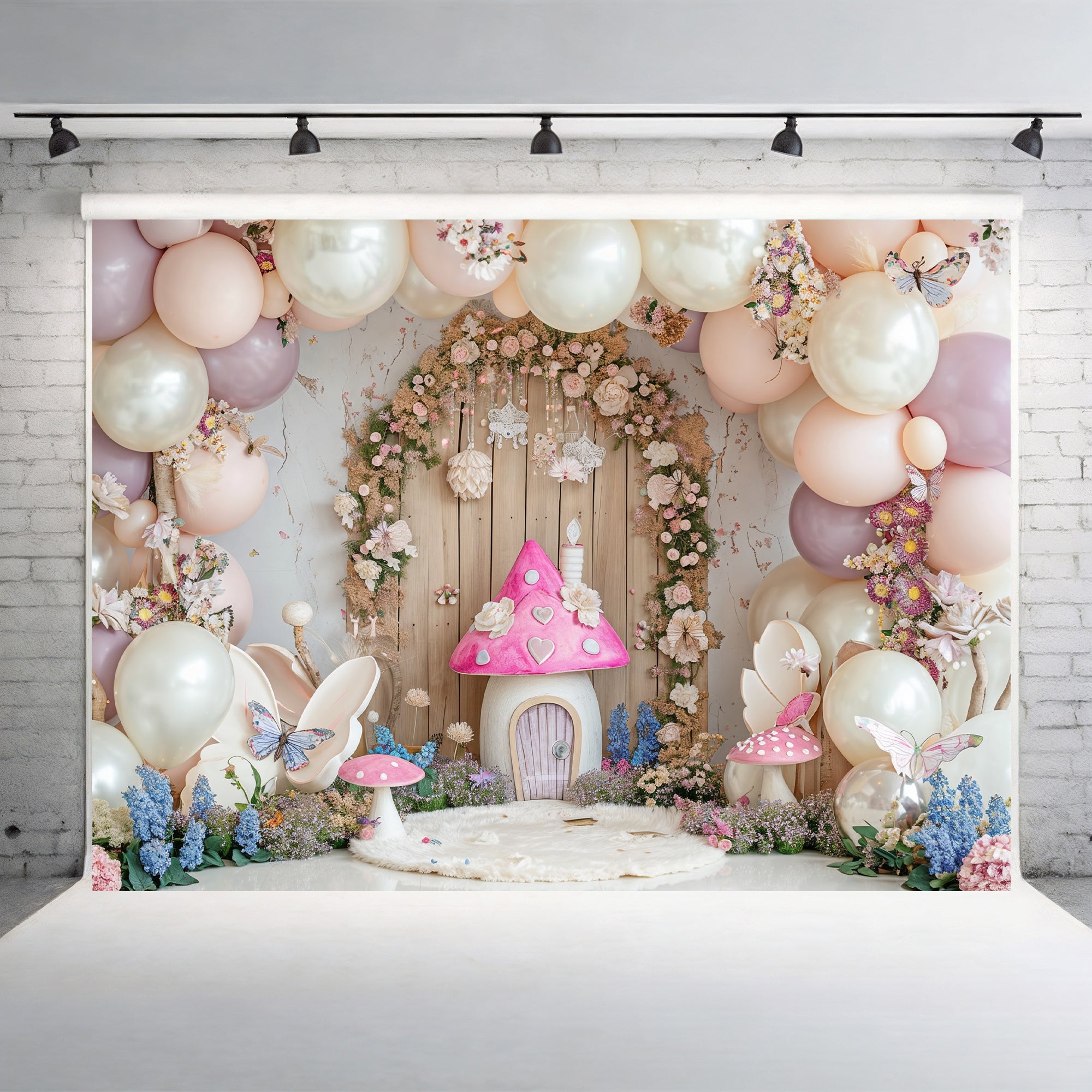 Whimsical Fairyland Doorway Backdrop