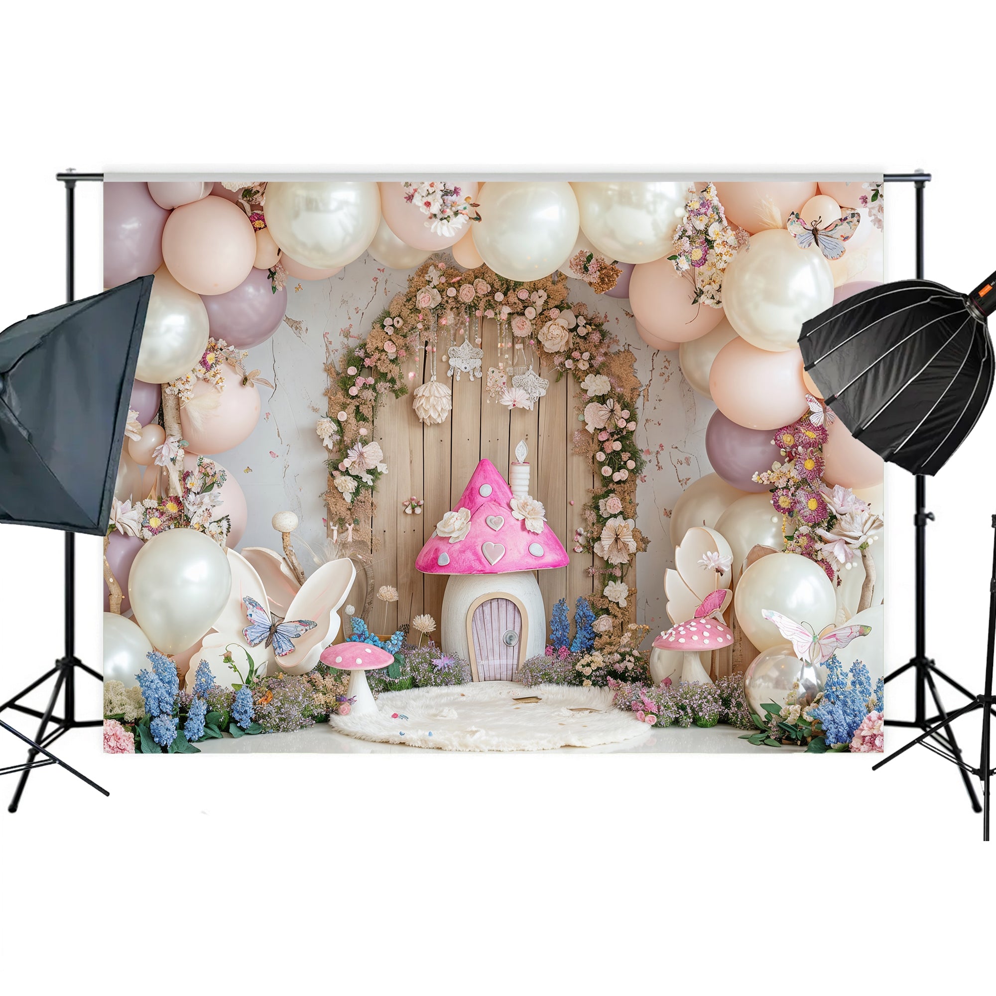 Whimsical Fairyland Doorway Backdrop