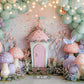 Magical Toadstool Cottage Backdrop