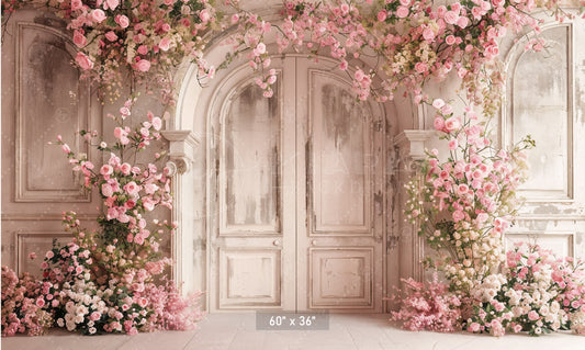 French Vintage Doorway Backdrop