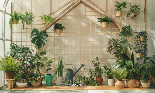 Greenhouse Grid Design Backdrop