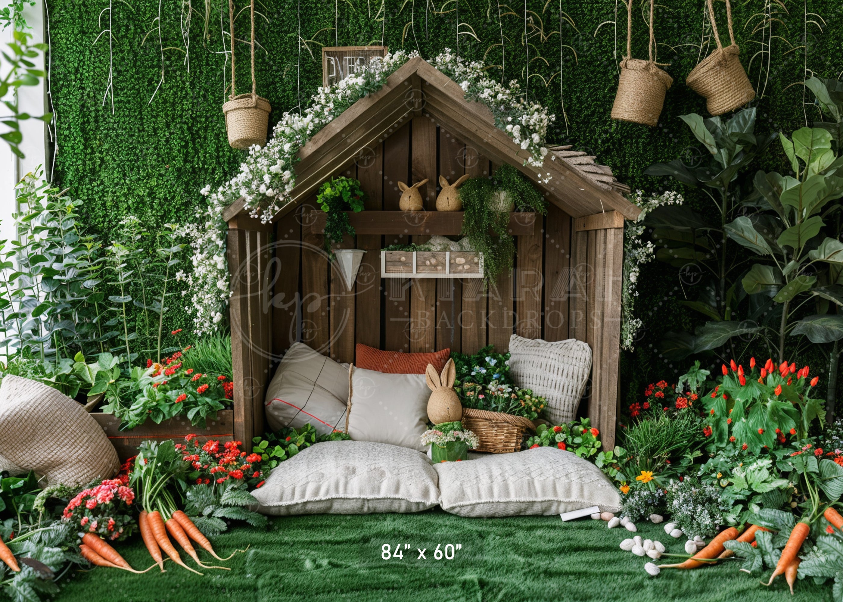 Enchanted Woodland Cottage Nook Backdrop