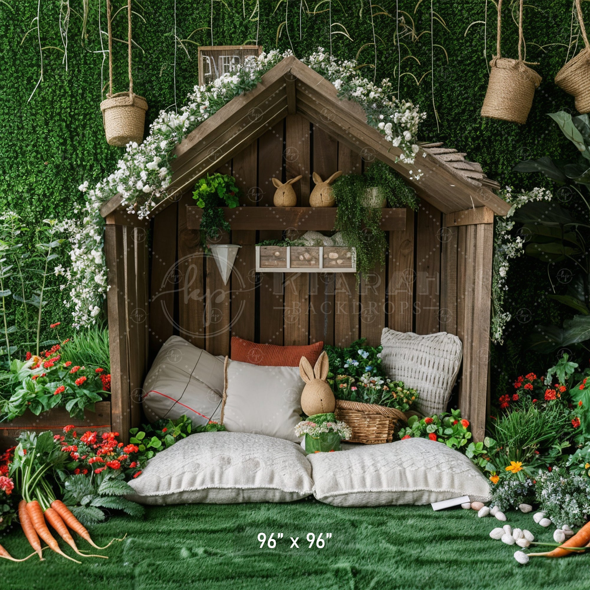 Enchanted Woodland Cottage Nook Backdrop