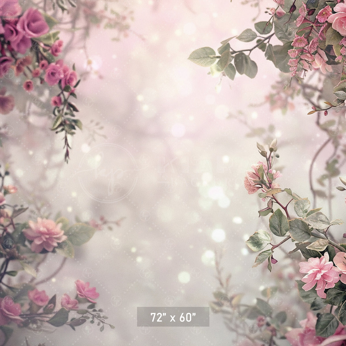 Romantic Floral Garden Dream Backdrop – Kiarah Backdrops