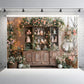 Vintage Easter Bunny Hutch Backdrop