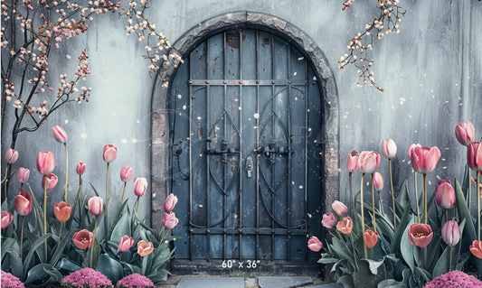 Enchanted Garden Doorway Backdrop