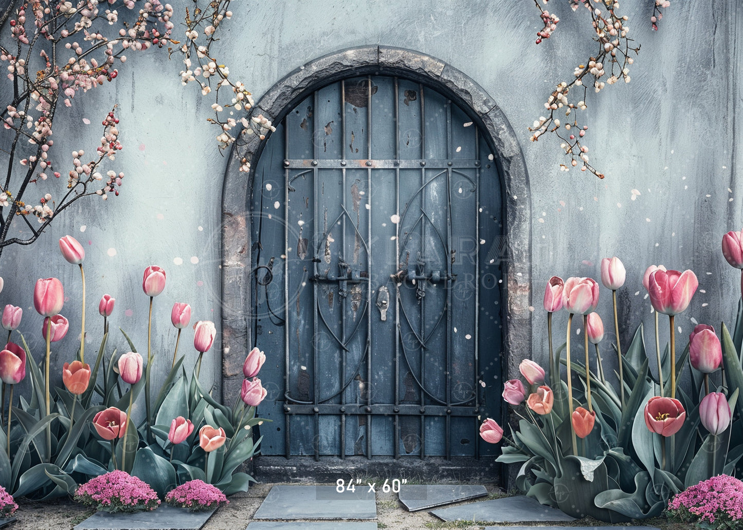 Enchanted Garden Doorway Backdrop