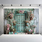 Vintage Floral Easter Door Backdrop