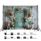 Vintage Floral Easter Door Backdrop