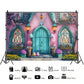 Enchanted Fairy Cottage Door Backdrop