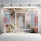 Elegant Pink Floral Entrance Backdrop