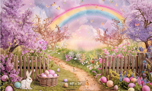 Magical Easter Garden Path Backdrop